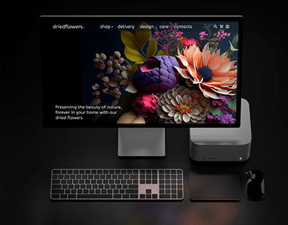 Web Design for a flower retailer