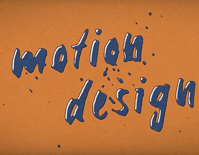 grungy motion typography
