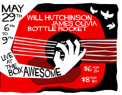 Will Hutchinson Concert Flyer