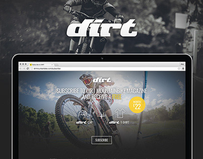 DIRT: Subscription Landing Page