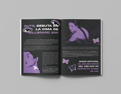 GUTS Olivia Rodrigo | Diseño Editorial