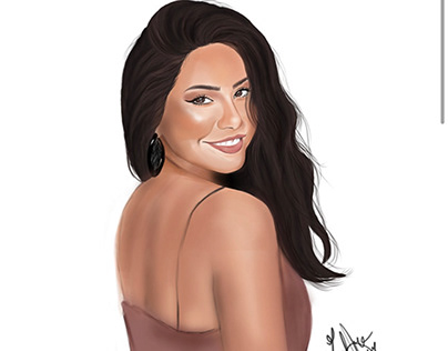 Painting of Shereen Abdelwahab