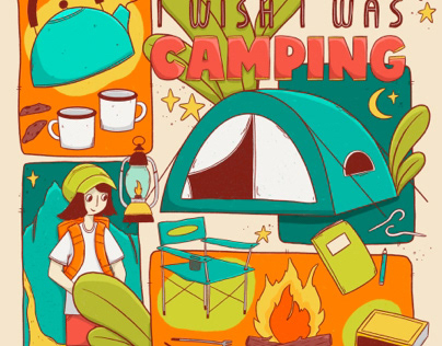 I wish I was camping