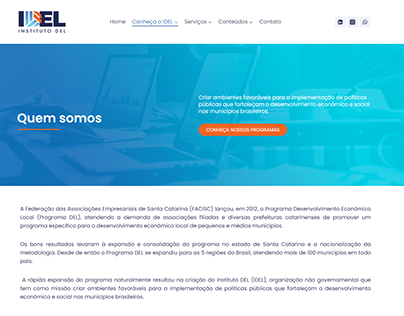 Site institucional - IDEL