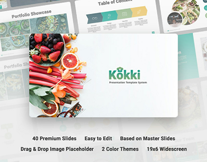 Kokki - Food Business PowerPoint Template