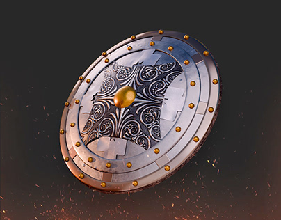 Project thumbnail - “Khevsuruli” (ხევსურული) Shield