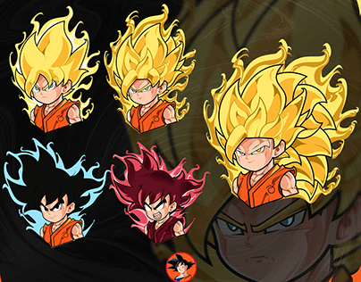 Goku Badges - Dragon Ball Z