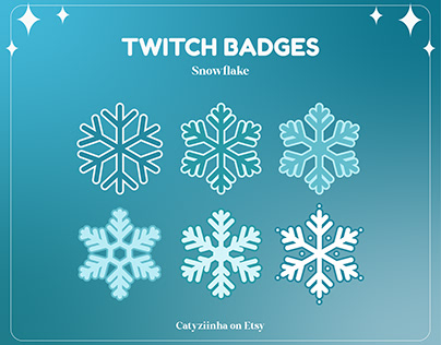 Snowflakes Twitch Badges