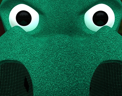 Rex, mascot of the "Anaheim Attackers"