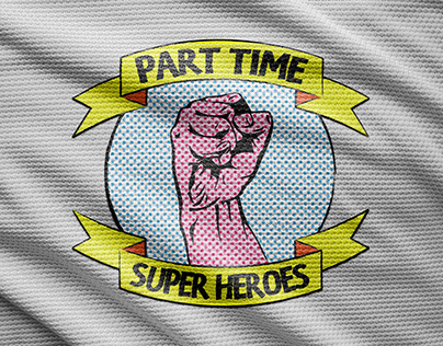 Logo design for Part Time Super Heroes