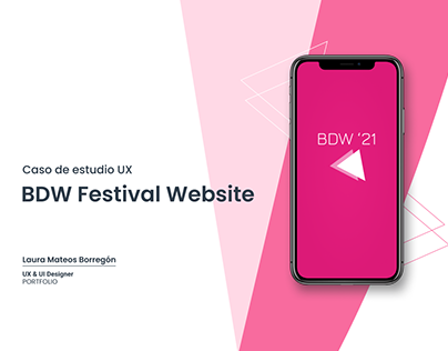 BDW Festival Website - Caso de estudio UX