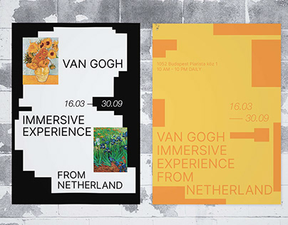 posters for the exhibition/Van Gogh