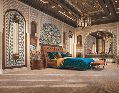Luxury Arabian Master Bedroom