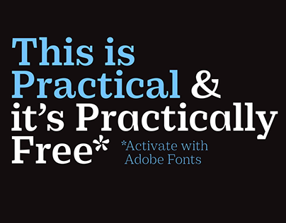 Practical on Adobe Fonts
