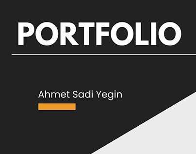 Ahmet Sadi Yegin Portfolio 2023