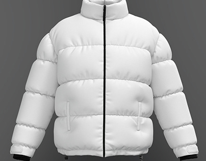 winter jacket 3d