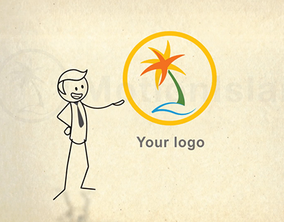 Stick Figure Revealing Logo | After Effects Template
