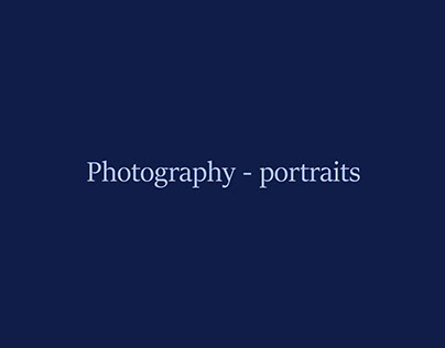 Photography - portraits