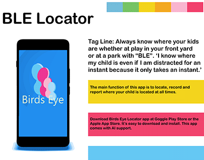 UI BLE Locator Concept