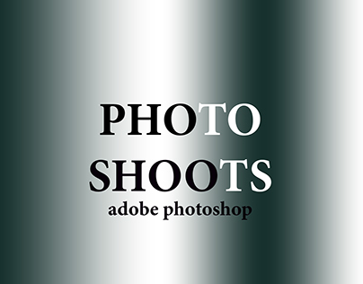 PHOTO SHOOTS - adobe photoshop