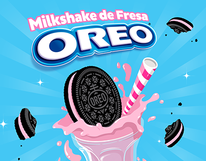 OREO Milkshake de Fresa