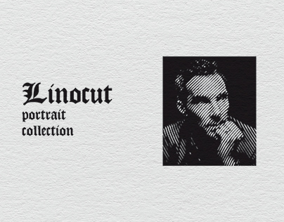 Linocut Portrait Collection