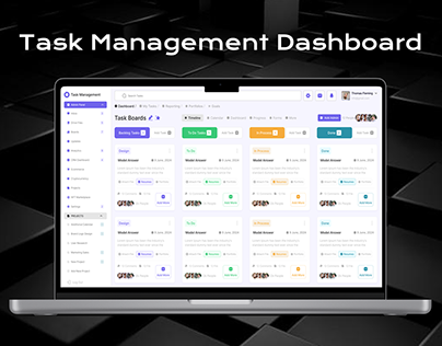 Task Management Dashboard UI UX Design