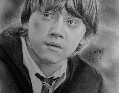 Ron Weasley Harry Potter Rupert Grint Sketch