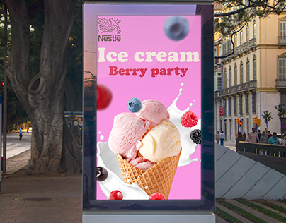 Ice cream "Berry party"
