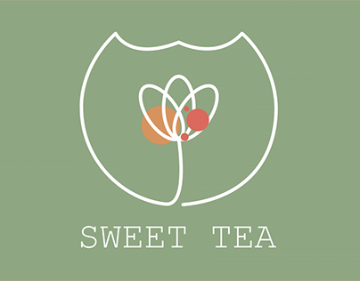 SWEET TEA herbaciarnia ciastkarnia VISUAL ID