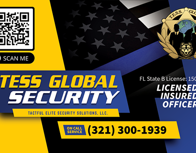 TESS GLOBAL SECURITY (Business Card)