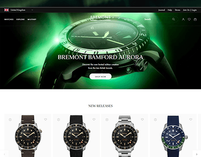 Watches Website Design
