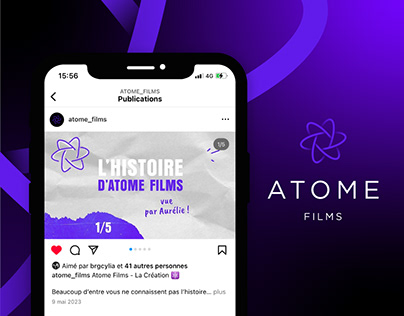 Atomes Films - brochure - vidéo - animation - miniature