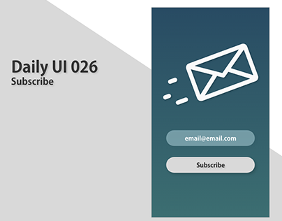 Daily UI 026 - Subscribe