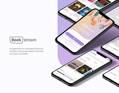Book stream app | UI/UX
