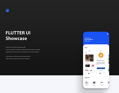 Flutter UI Showcase app