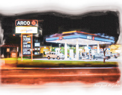 Gas Station Paintings
