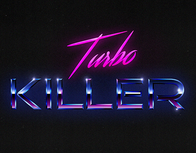 80's text style