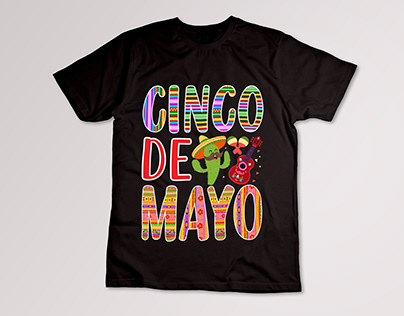 Cinco de mayo Typography T Shirt Design vector.