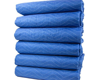 Protect Your Valuables - Premium Woven Moving Blankets
