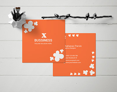 Square business card-2
