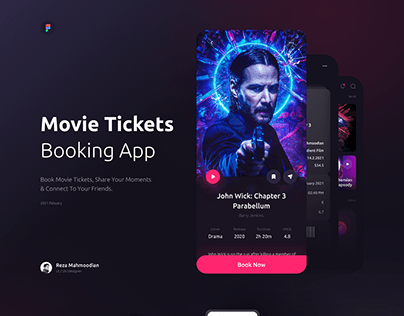 Movie Tickets Booking App UI/UX Design