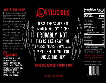 Devilicious Chip Design. (GD USA award recipient)