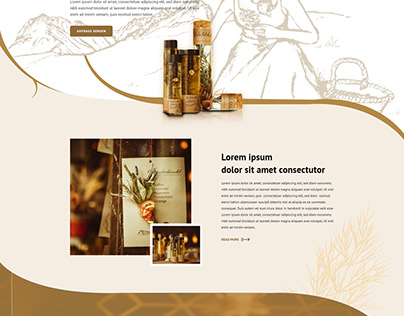 Gold Marie - A brand ambassador website