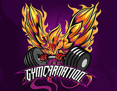 Gymcarnation (Brand Mascot Illustration)