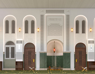 Mosque's interior elevation