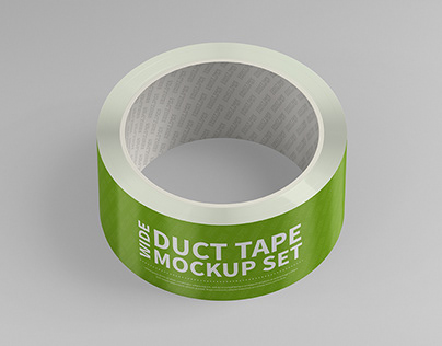 Wide Duct Tape Mockup Set