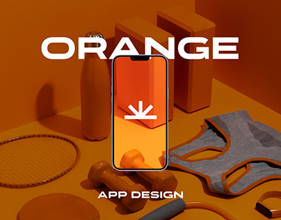 Orange Fitness APP Design