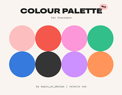 colour palette for Procreate