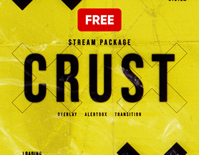 Crust Free Twitch Overlay and Alerts Package for OBS